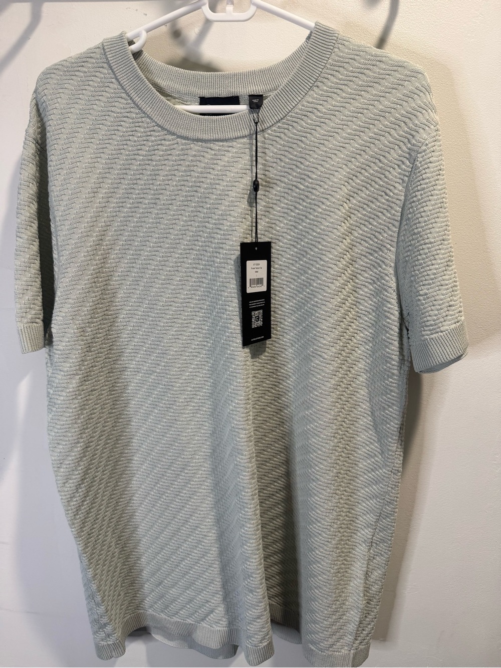 Cuts Clothing Short-Sleeve Textured Polo - Sage